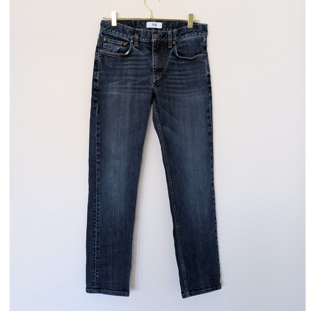 SPOKE‎ Build B Denim Jeans Men's 30x30 Dark Wash Selvedge Classic